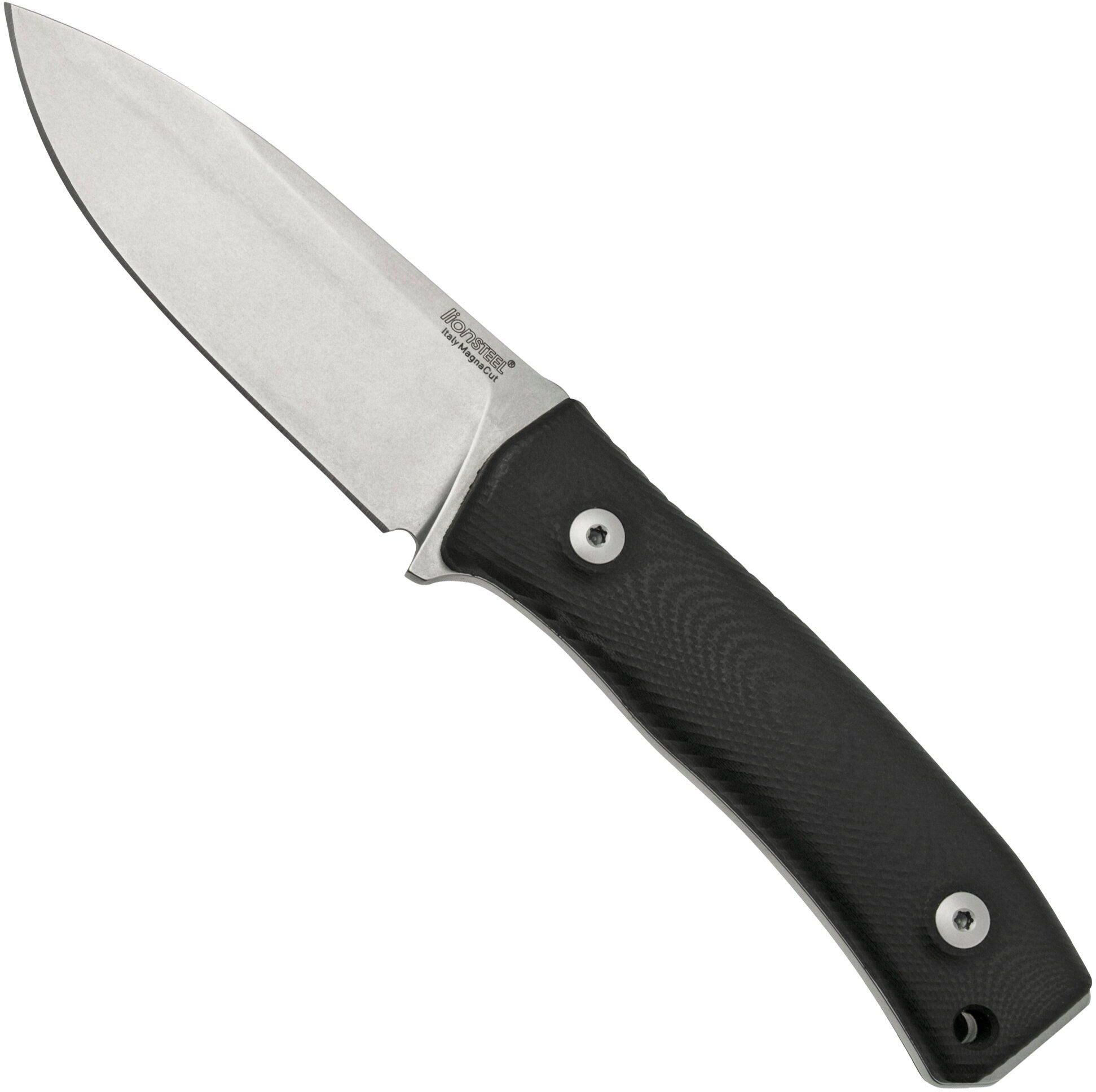 Lionsteel M4 Black G10, MagnaCut M4-MC-GBK, Knivesandtools Exclusive, coltello fisso
