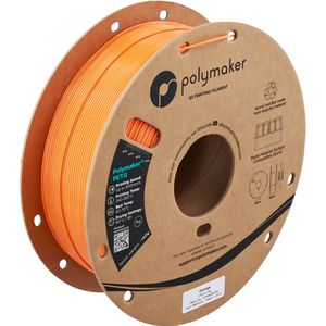 Polymaker Filament PETG, orange, 1,75mm, wetterbeständig, schlagfest, 1kg Spule