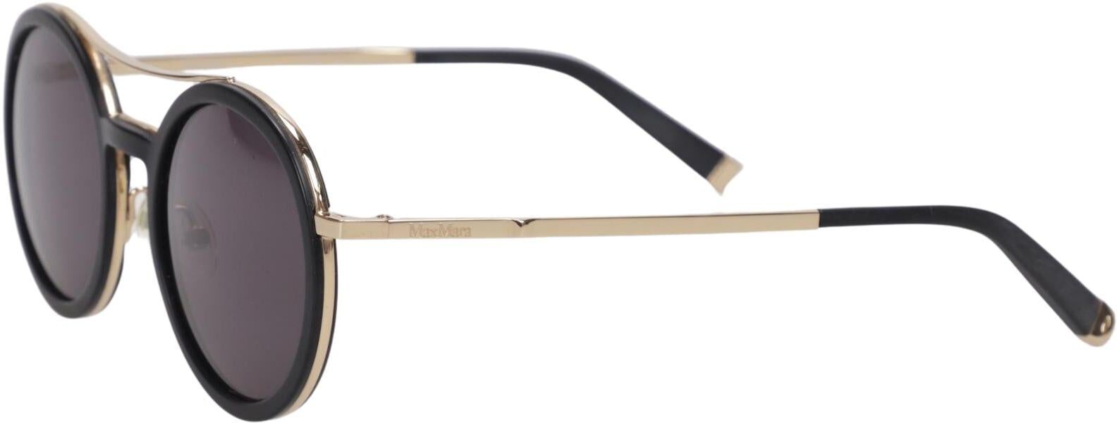 Max Mara Damen Sonnenbrille, Schwarz - Second Hand