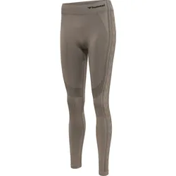 HUMMEL hmlMT SHAPING SEAMLESS MW TIGHTS driftwood S