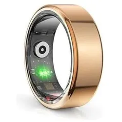Powerton SMART Ring Grösse 10 Gold / Smart Ring / BT 5.0 / IP68 (10, Gold), Smart Ring, Gold
