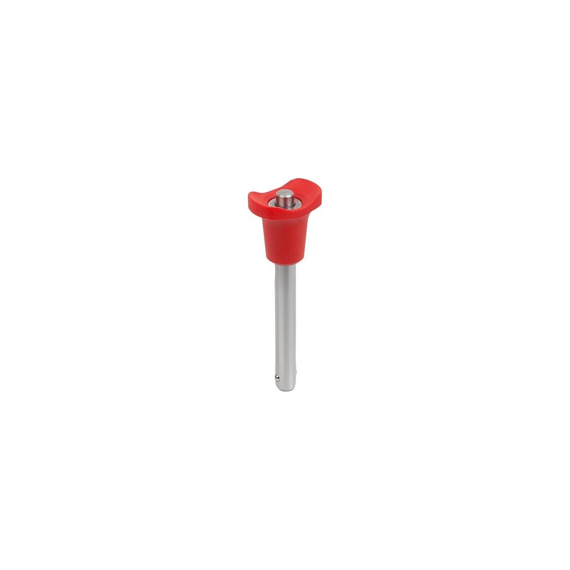 KIPP Kugelsperrbolzen mit Pilzgriff 6mm 30mm Edelstahl (K0792.00842606030)