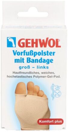 Gehwol Vorfusspolster mit Bandage links gross