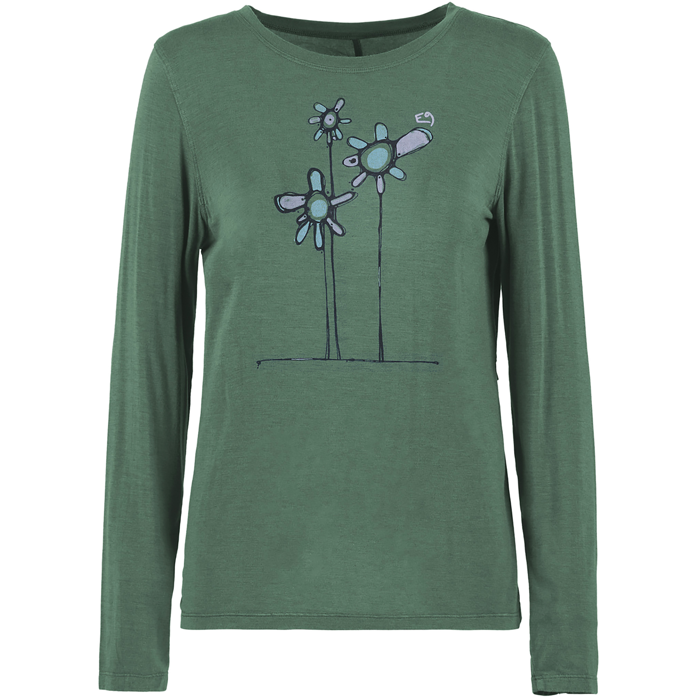 E9 Marika Damen Longsleeves gruen Größe S Lifestyle | Bouldern Hautfreundlich