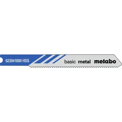 Metabo 5 U-Stichsägeblätter "basic metal" 52/ 1,2 mmHSSUniversalschaft