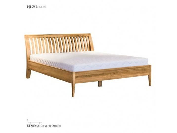 JVmoebel Holzbett Elegantes Doppelbett aus massivem Holz in natürlichen Farbtönen (1-tlg., Bett), Made in Europa