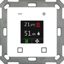 MDT Technologies Raumtemperaturregler Smart 55 reinweiß glänzend, SCN-RTR55S.01