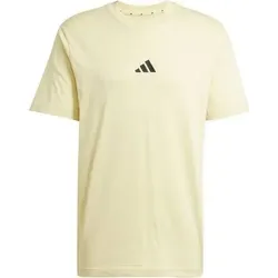 ADIDAS Herren Shirt Essentials Small Logo Single Jersey, Größe L in Pink Pink
