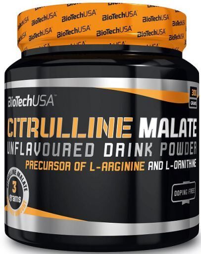 BiotechUSA Citrulline Malate Unflavoured 300 g Green Apple