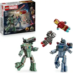 LEGO ǀ Marvel 76320 Iron Man & War Machine vs. Hammer-Drohnen, Spielzeug