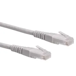 ROLINE Patchkabel Cat.6 (Class E) UTP, grau, 7 m