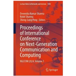 Proceedings of International Conference on Next-Generation Communication and Computing, Fachbücher von Rohit Sharma, Sheng-Lung Peng, Devendra Kumar Sharma