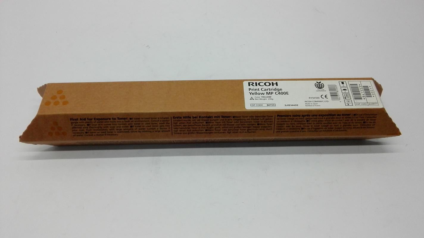 Ricoh tonercartridge geel voor laserprinters met een capaciteit van 8330 pagina's