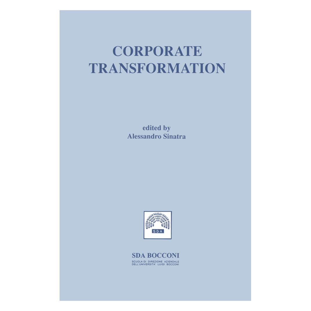 Springer Corporate Transformation (Englisch, Softcover, Alessandro Sinatra) (55526114)