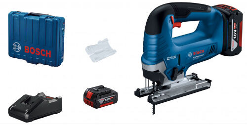 Bosch GST 185-LI Scie sauteuse sans fil, 2x 4,0 Ah, GAL 18V-40, coffret, 06015B3024