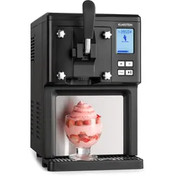 Sweet Sundae Eiscrememaschine Kompressor 1,5l Edelstahl schwarz