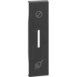Legrand KG06H LivingNow 1-mod. Tastenabd. Schalter ”Nicht stören/Zimmer reinigen”, Farbe Black