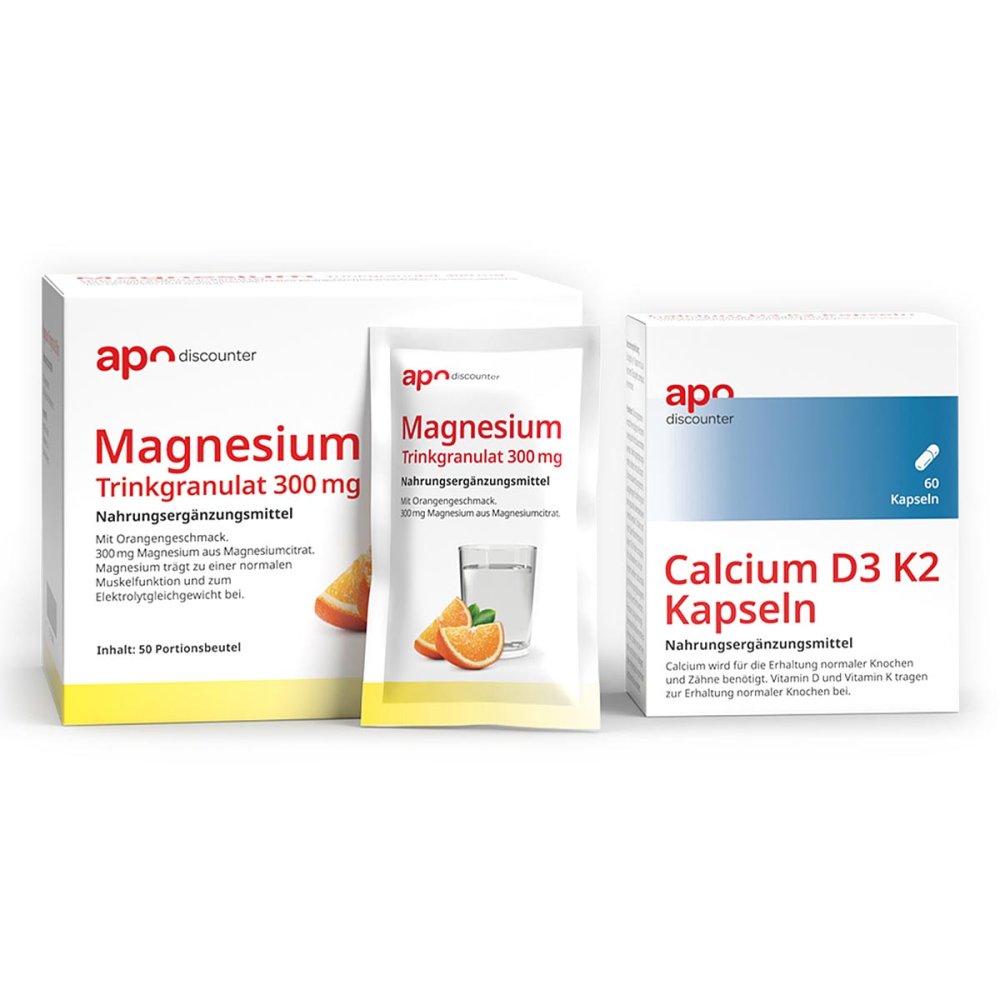 Muskeln & Knochen Sparset – Magnesium + Calcium D3 K2 08107262
