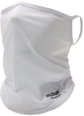 The Handy Homestead Cooling Ice Silk Face Mask For Cycling Fishing Hiking And UV Protection white