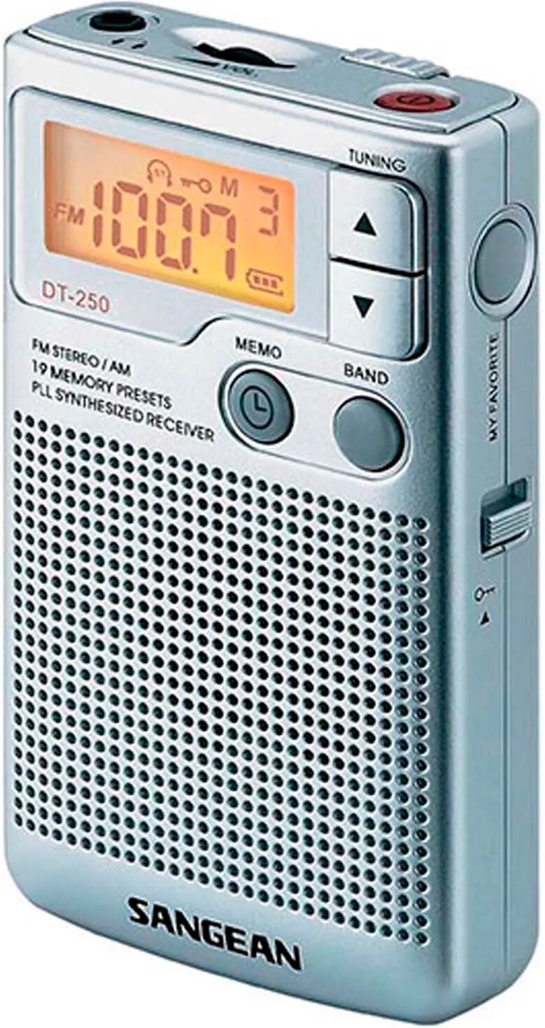 Sangean Dt-250 Plata / Radio Portátil