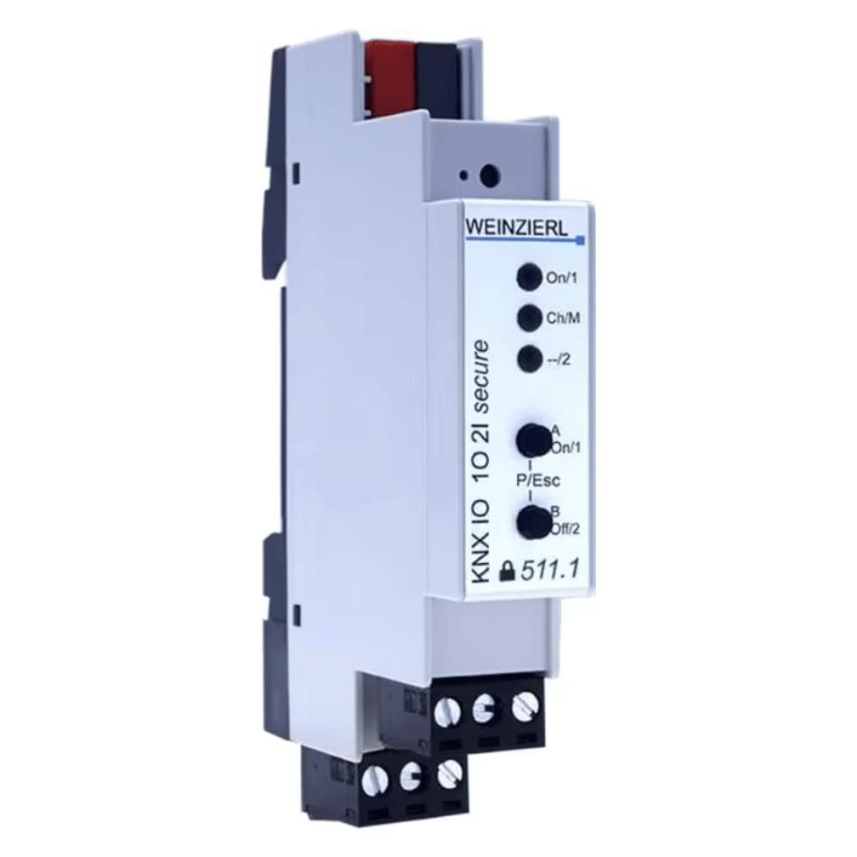 Weinzierl WEIN 5444 KNX IO 511.1 secure 1Kanal Schaltaktor m.2 Ausgängen 1 (Schaltaktor) (5327)