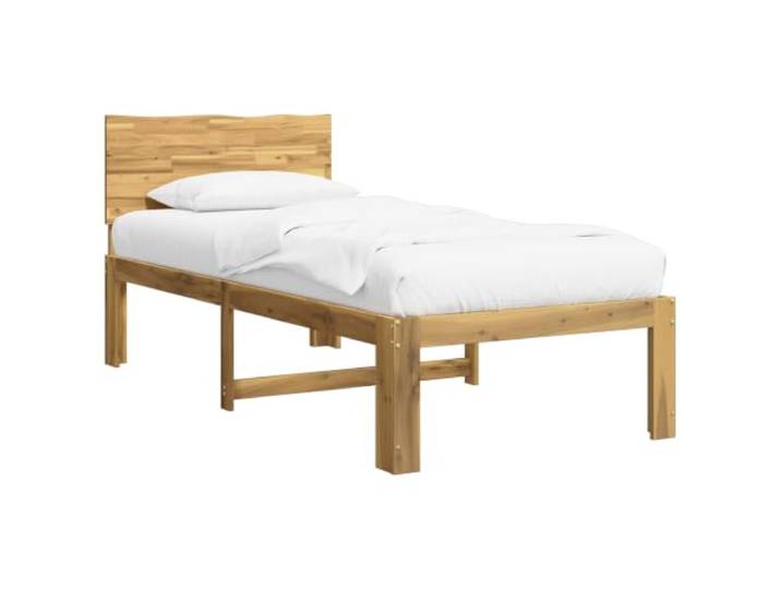 vidaXL Einzelbettgestell mit Kopfteil Rostock Weiß 75 x 190 cm