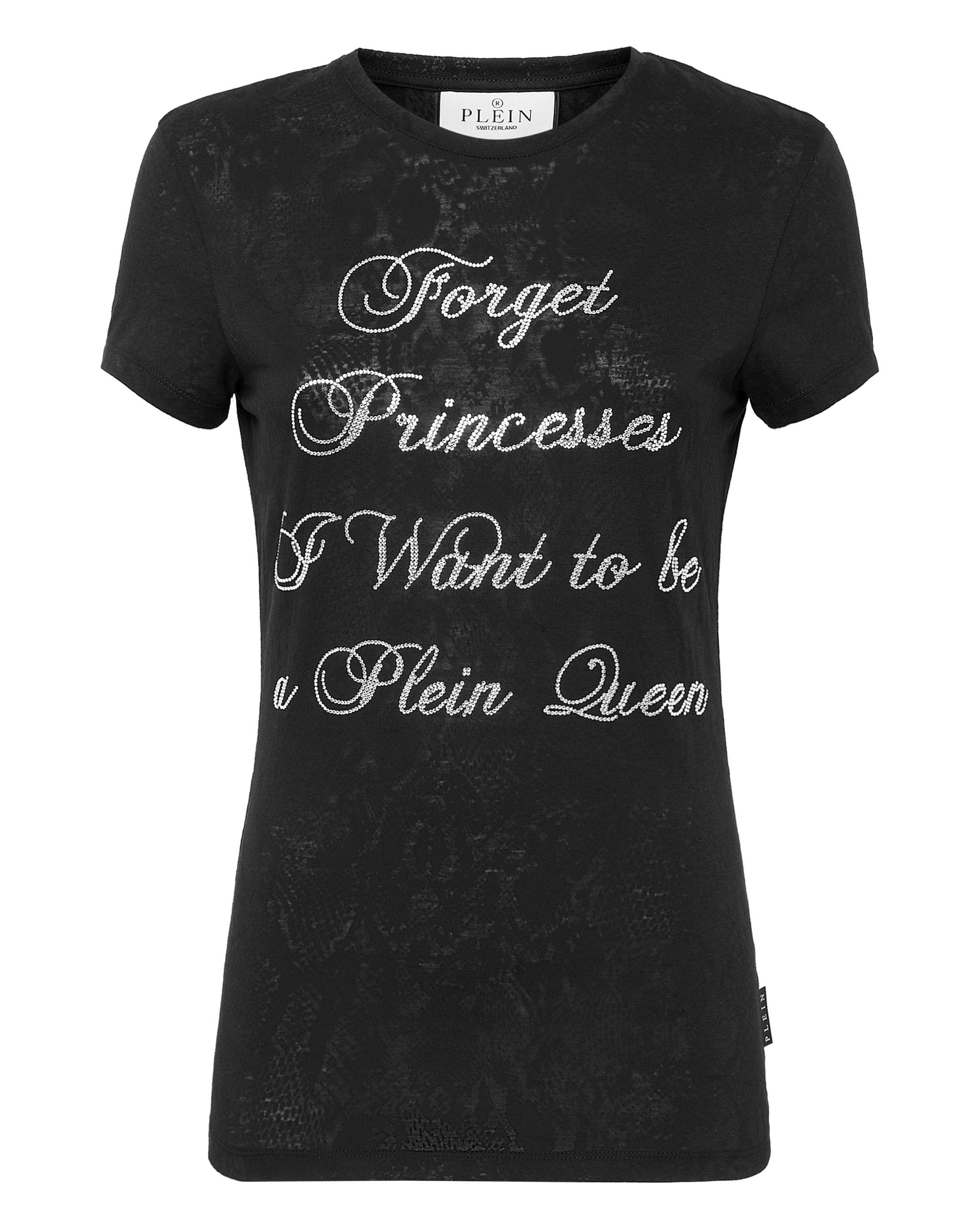 Philipp Plein T-Shirt mit Rundhals - Schwarz