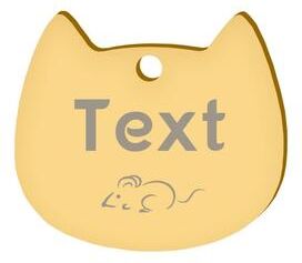 Uplift Treasures Personalized Stainless Steel Pet ID Tag With Engraving 12 l