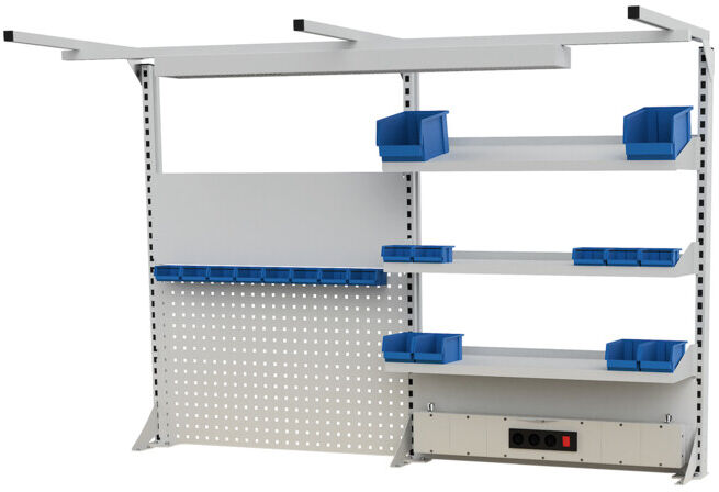 Bedrunka+Hirth Multiwand universelle Multi-structure murale 2000x1250 mm avec éclairage (03.900.20.1A)
