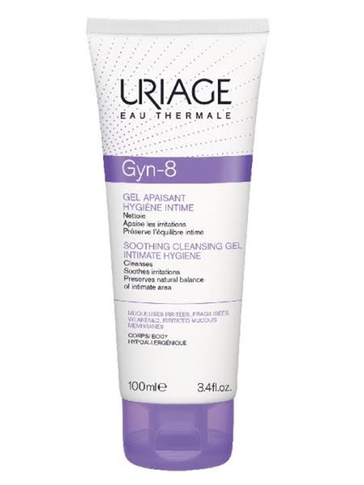 Uriage Gyn-8 Intimate Hygiene Soothing Cleansing Gel 100 ml
