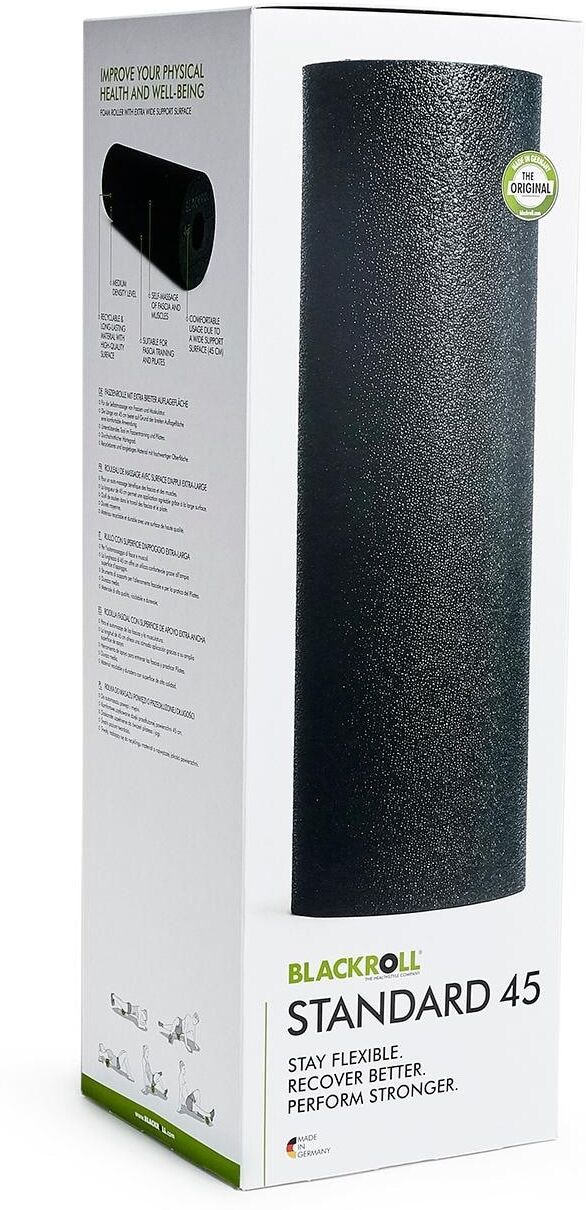 Faszienrolle BLACKROLL "Standard 45", schwarz, MassagegeräteB:15cm H:15cm, Faszienrolle, B:15cm H:15cm schwarz Einheitsgröße