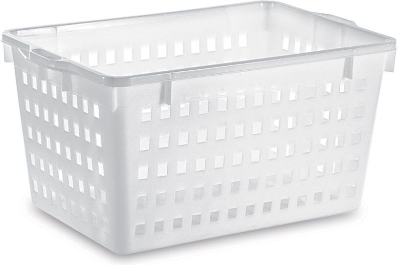 Cassetta Giganplast 2200 P3 cesta forata Bianco