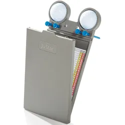 JuStar Scorekartenhalter für JuStar Elektrotrolleys - titanfarbe
