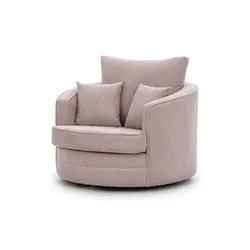 S-STYLE Drehsessel   ¦ rosa/pink ¦ Maße (cm): B: 107 H: 94