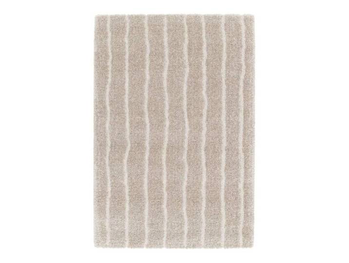 Tapis intérieur motif linéaire taupe 120x170cm - Uma