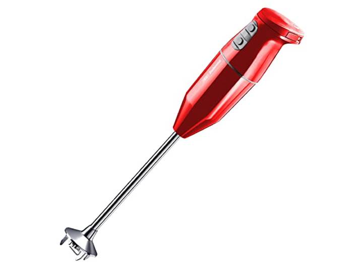 ESGE Zauberstab Pro, Li-Ion Akku Stabmixer, Kabellos, bis 15.500 U/min, Eintauchtiefe bis 29 cm (Rot)