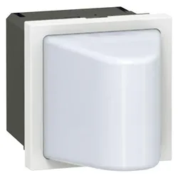 Legrand 078571 Info-Lichtsignal MOSAIC mit Abdeckung Blau, 12/24 VAC/DC, 2-modulige