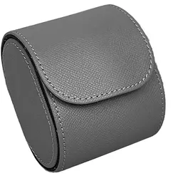 BLCK 205-grey Uhrenrolle Aufbewahrung für eine Uhr Leder Grau