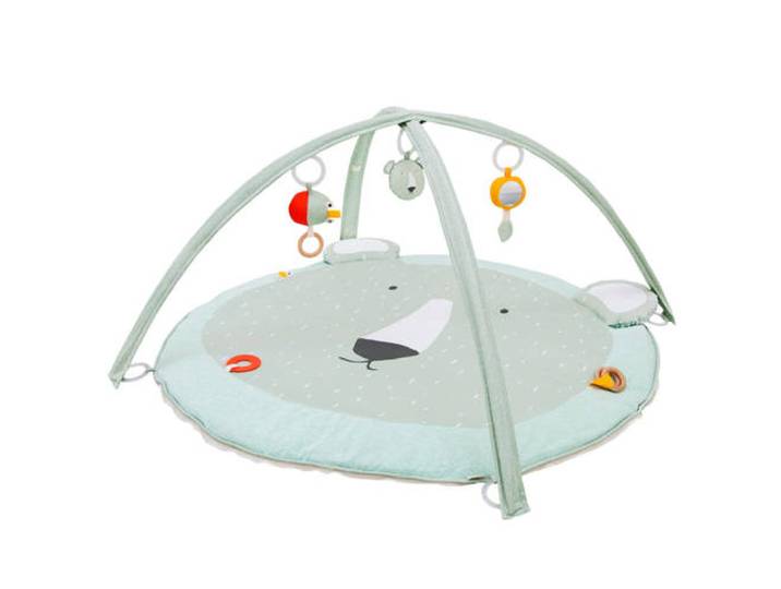 Trixie Mr. Polar Bear speelmat + babygym mintgroen