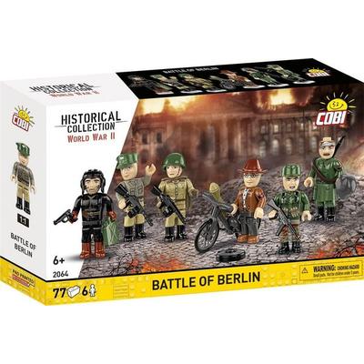 COBI Historical Collection 2064 - Battle of Berlin, WWII, Figurenset, 77 Klemmbausteine