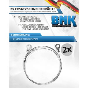 BMK Schneidedraht 1008 E2, 2 Stück, für Styroporschneider DIC 1008, 1,37 m