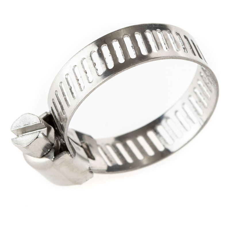 Collier de durite d'eau KRM inox 16/25mm