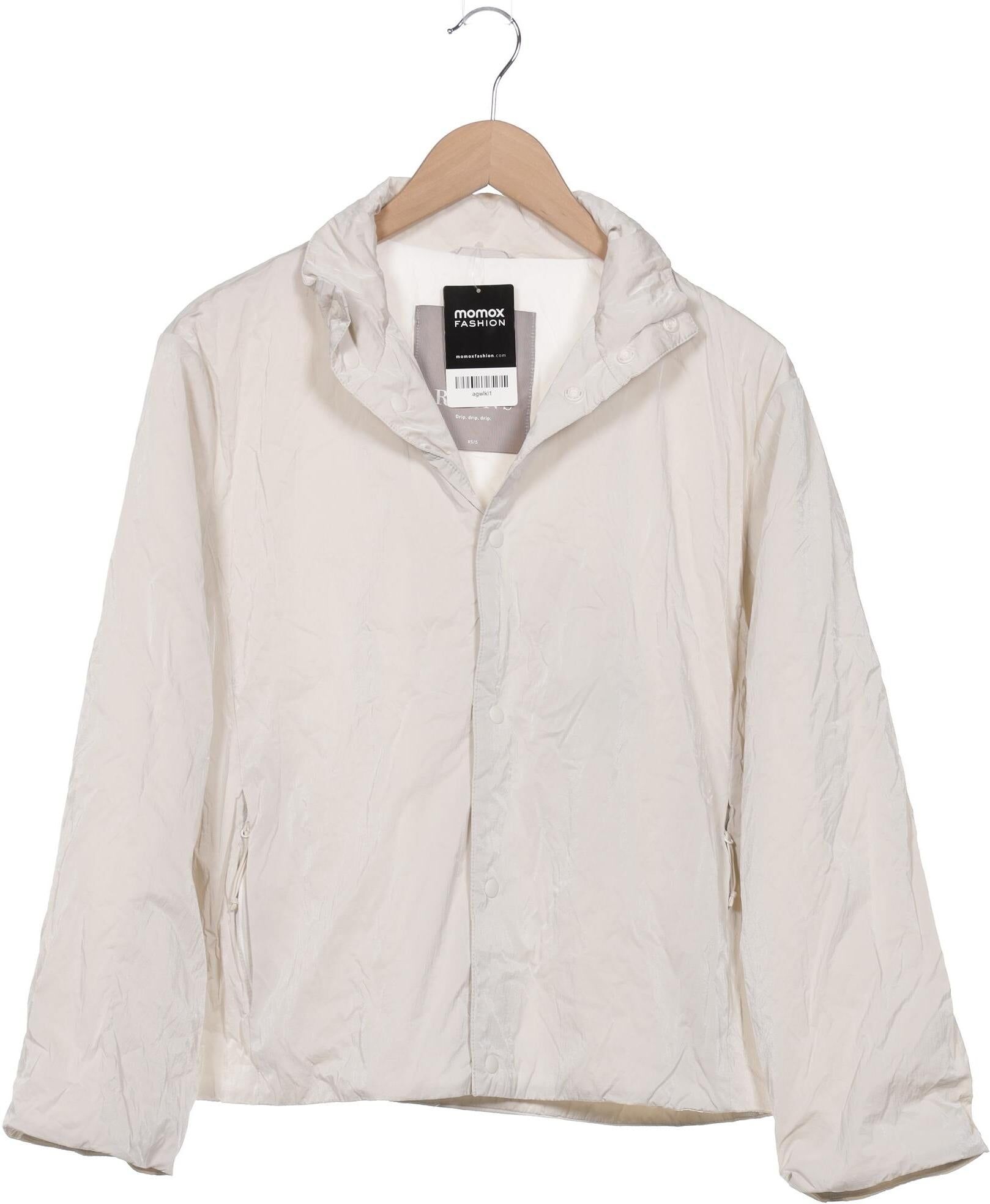 Rains Damen Jacke, Weiß, Gr. XS, Synthetik - Second Hand