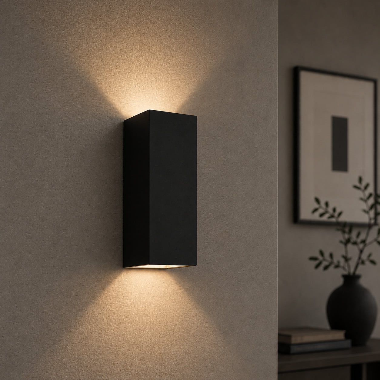Artdelight Led muurspot Vegas150 Zwart