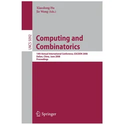 Computing and Combinatorics, Fachbücher von Jie Wang, Xiaodong Hu