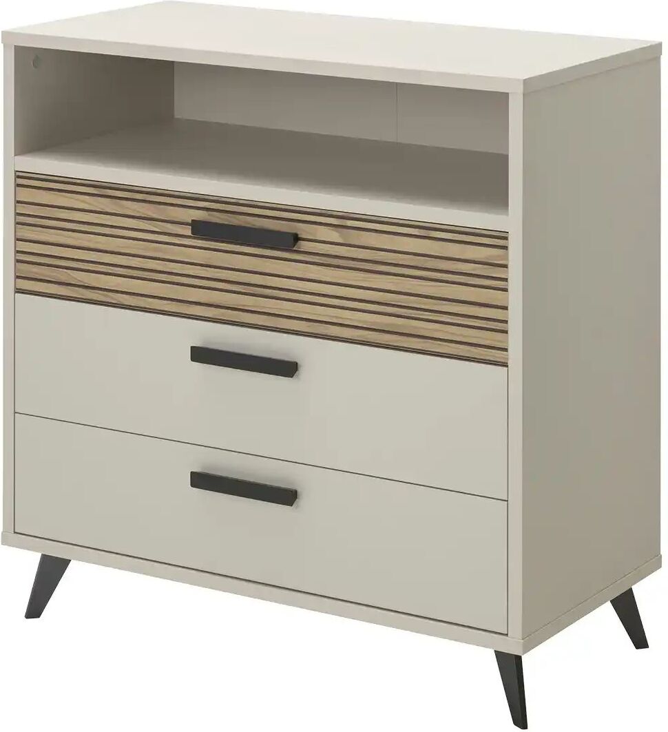 Höffner Kommode  Bjarne ¦ beige ¦ Maße (cm): B: 91,2 H: 94,8 T: 44.7