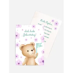 Einladungen zum Geburtstag  selbst gestalten mit Spruch und Fotos im Onlinedesigner bei Meine-Kartenmanufaktur.de