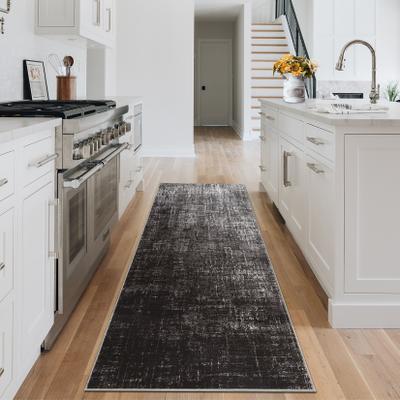 "Garvee Modern 2'x6'Area Rug,Modern Gradient Thin Non-Shed Washable Rug - 2'3"" x 12' Runner"