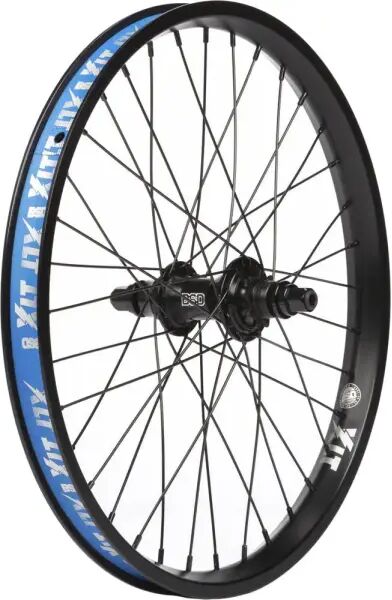BSD XLT Street Pro BMX Cassette Rear Wheel (Black - Left)  - Black