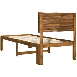vidaXL, Bett, Holzbett (90 x 190 cm)